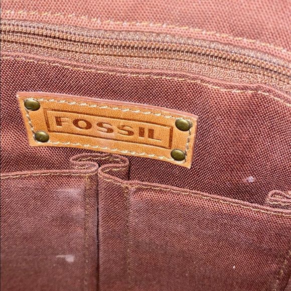 Vintage FOSSIL MESSENGER CROSSBODY - Picture 4 of 5